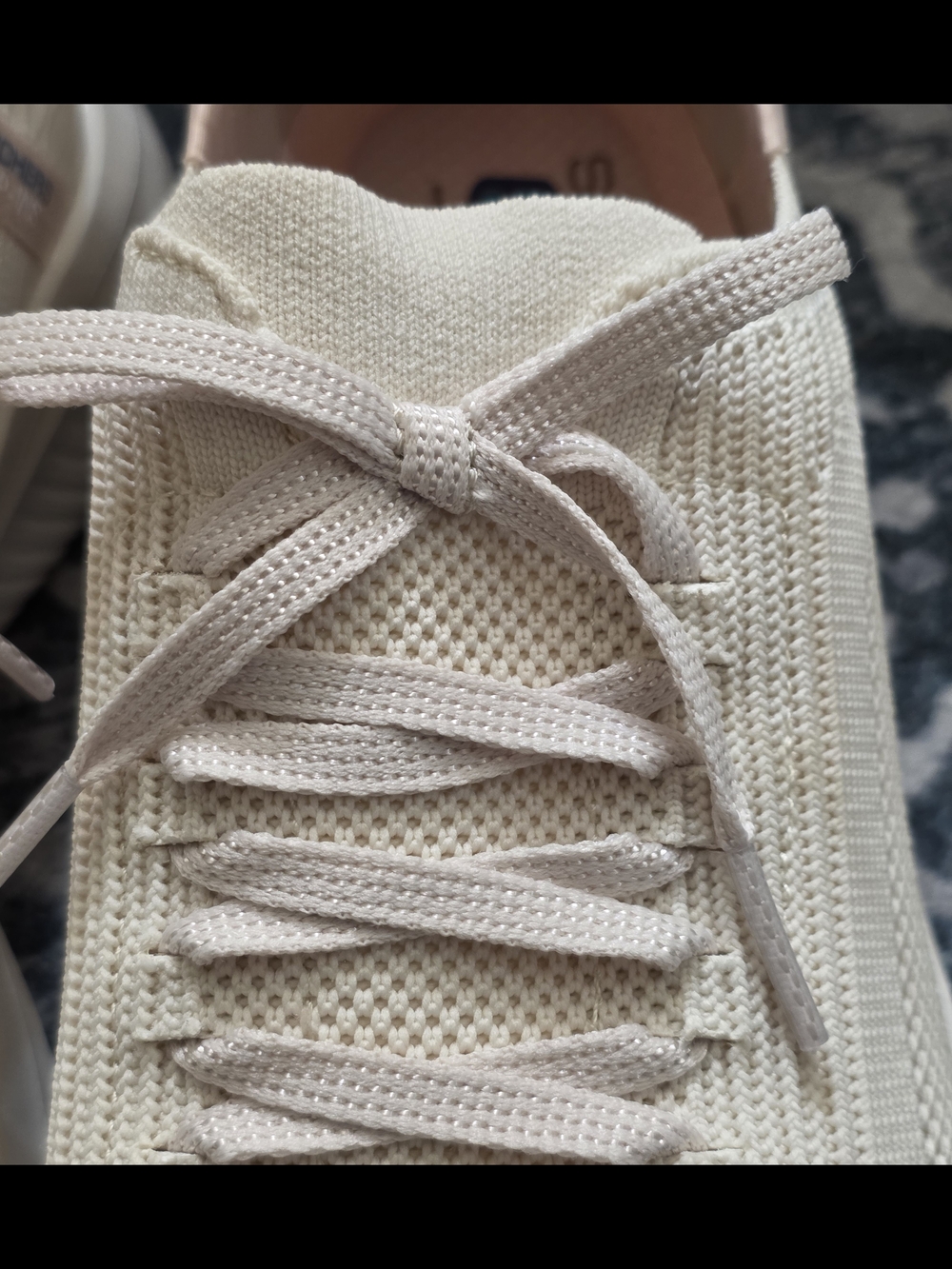 Skechers Pale Pink Knit Slip-Ins Natural Training Sneakers Size 9 - Picture 11 of 14